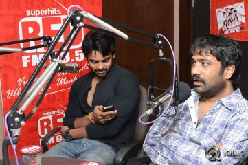 Sai Dharam Tej and YVS Chowdary at Red FM